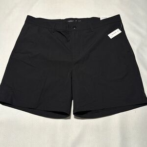 Old Navy Active Shorts Mens 40 Black Zip Pocket Hybrid